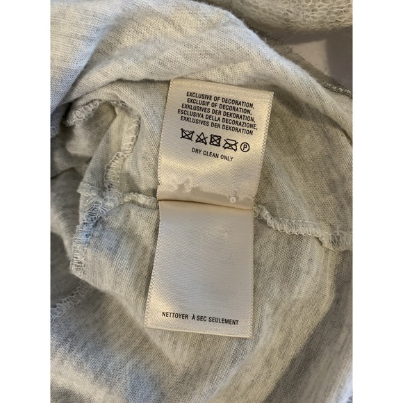 Knitted & Knotted Anthropologie Alpaca Wool Blend Sweater V-Neck Layered Grey S - Picture 13 of 14